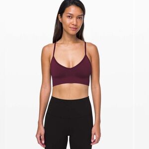 Lululemon Ebb To Street Bra in Dark Abode